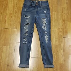 AEO Super Hi-Rise Jegging destroyed 0R